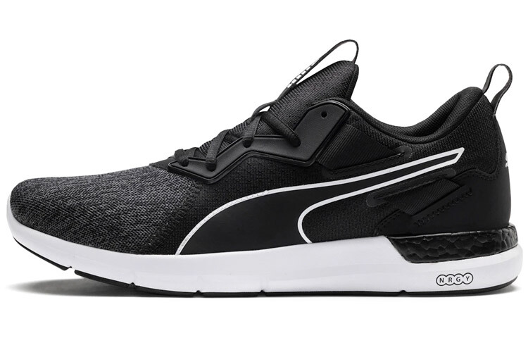 

Кроссовки Nrgy для бега мужские с низким верхом черного/белого цвета Puma
