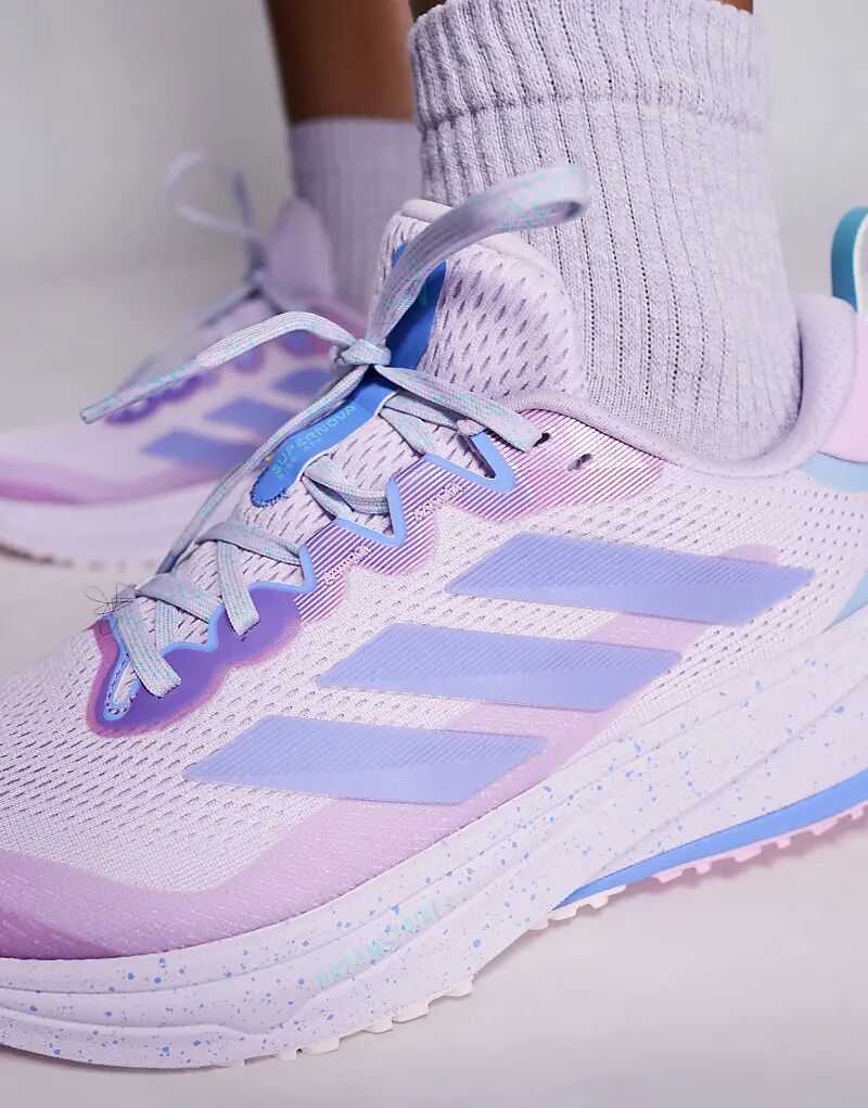 Кроссовки Adidas Running Supernova Rise ATR в цвете «металлик-сиреневый» — фото 3