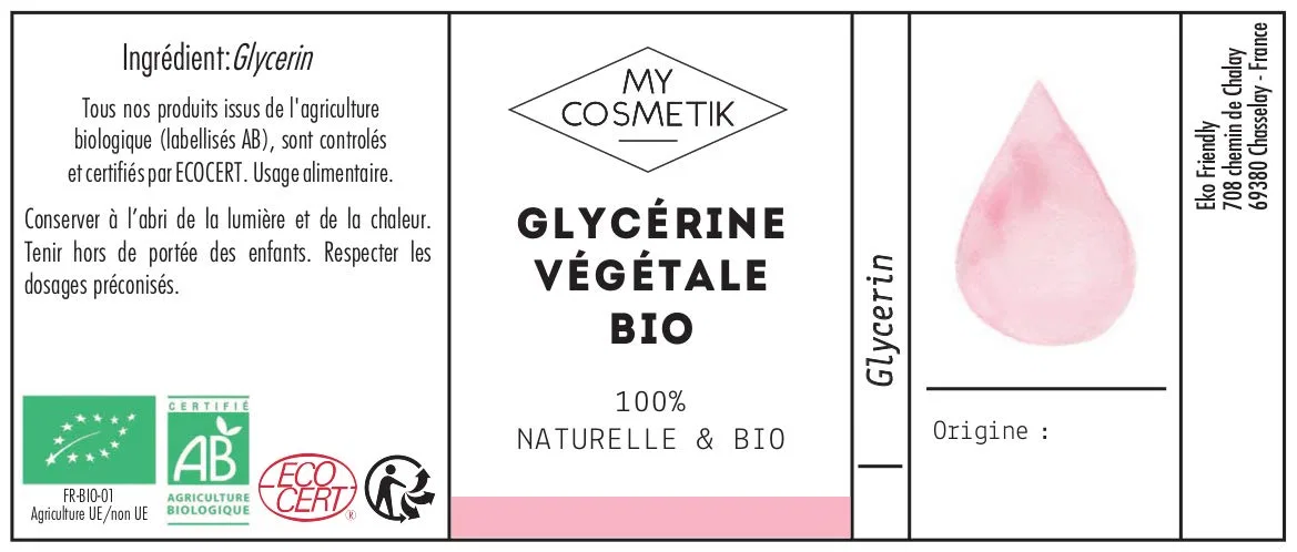 Органический растительный глицерин MY COSMETIK, 50 мл My Cosmetik — фото 2