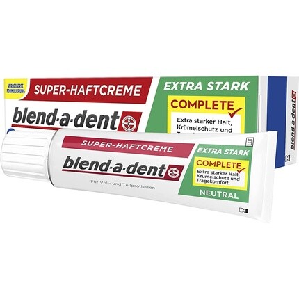 

Полный нейтральный клейкий крем для зубных протезов 47G, Blend-A-Dent