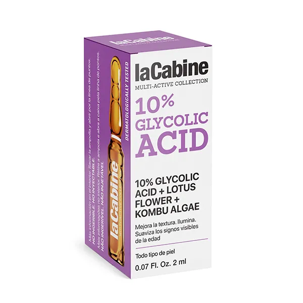 

Ампула для лица против прыщей Ampolla 10% Glycolic Acid Lacabine, 2 ml