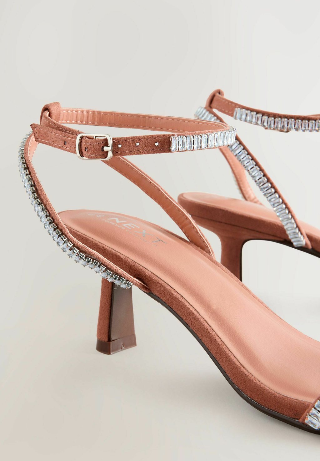 Сандалии REGULAR FIT FOREVER COMFORT ROUND TOE JEWEL DETAIL SIMPLE Next, розовый — фото 4