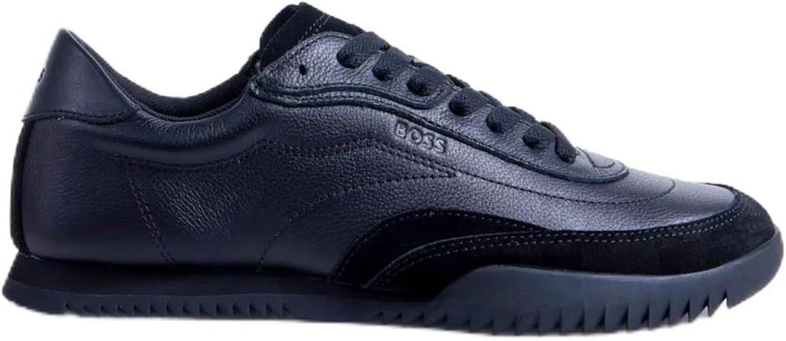Мужские кроссовки BOSS Careton_Lowp_sdltb с низким профилем, Black