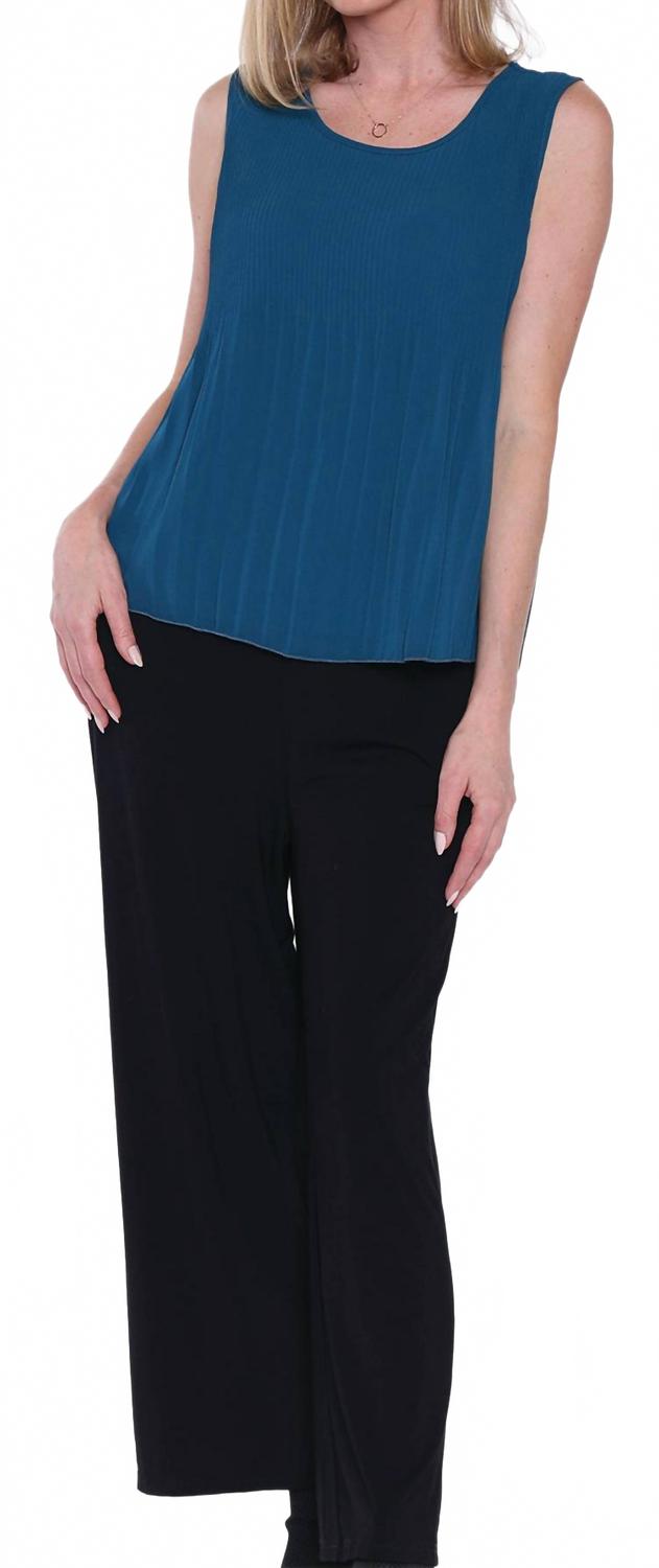 

Майка без рукавов Chloe с круглым вырезом, бирюзового цвета Papa Fashions, Teal