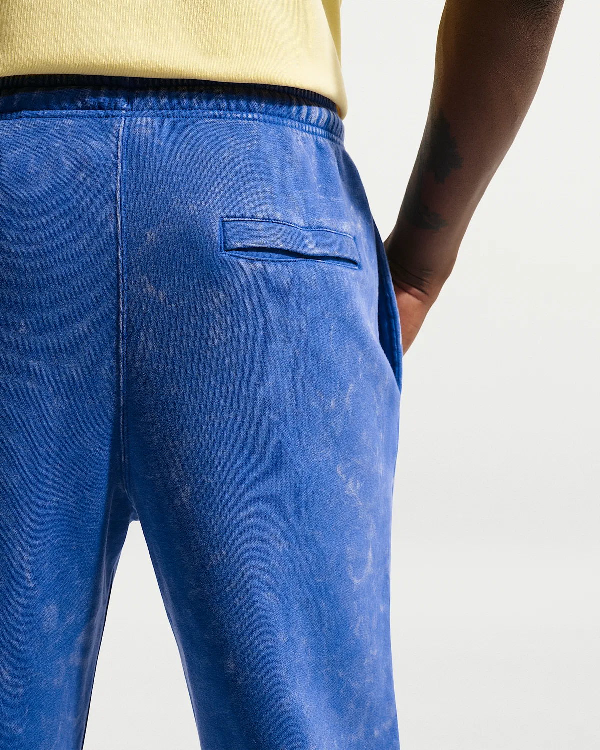 Мужские флисовые штаны Nike Sportswear Club с манжетами, Game Royal/Game Royal — фото 3