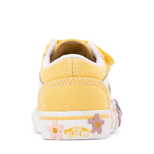 Кеды Vans Old Skool V Skate Shoe, цвет Yellow/Floral — фото 4