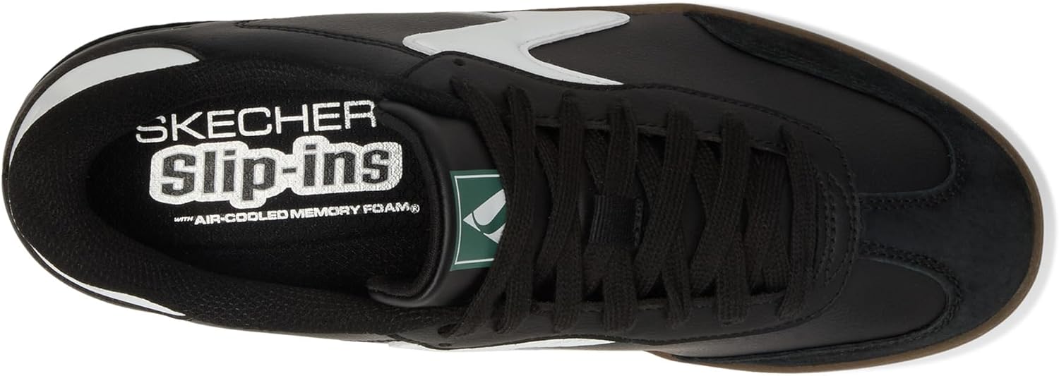 Мужские кроссовки Skechers Hotshot-relegate без застежек, белый/черный — фото 2