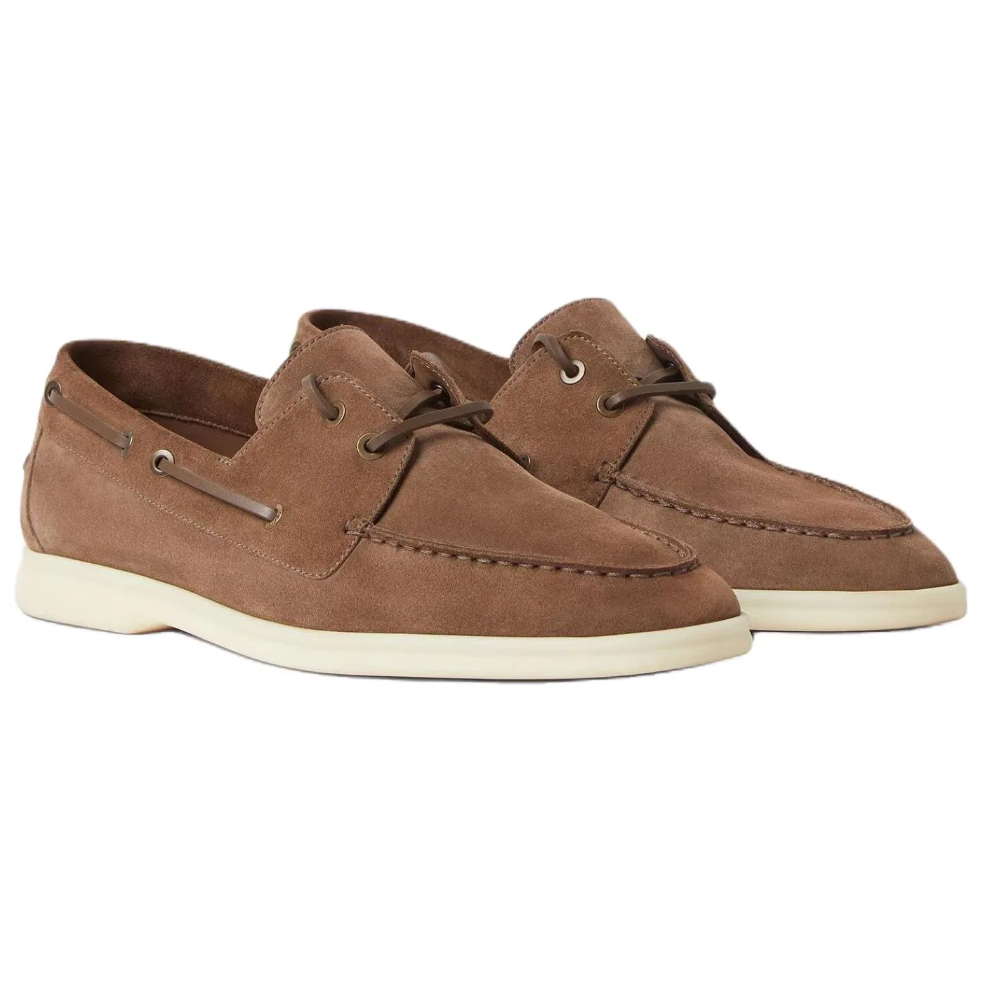 Casual кожаные туфли Loro Piana Timon — фото 4