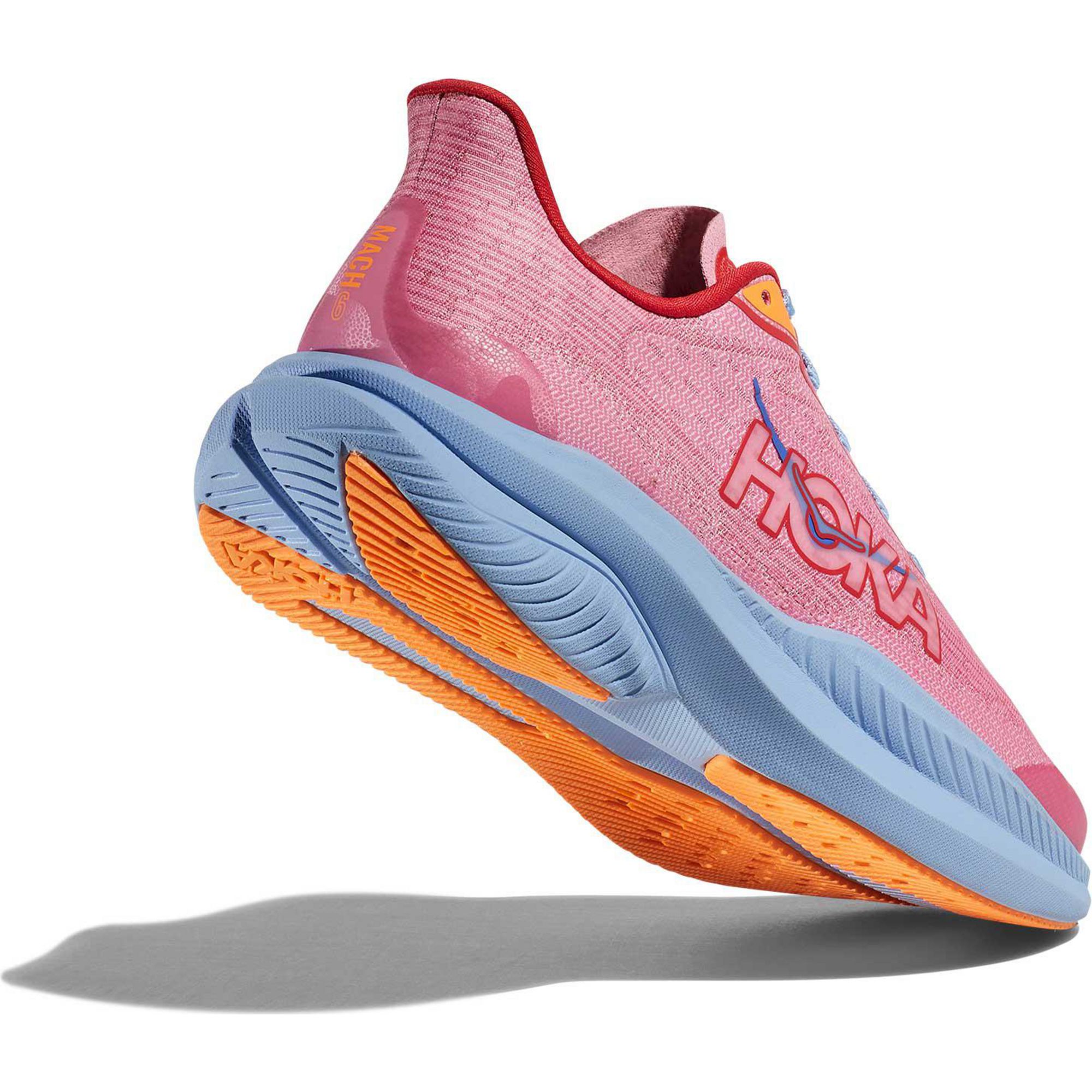 Детские кроссовки Mach 6 для бега HOKA, Peony/Cerise — фото 4