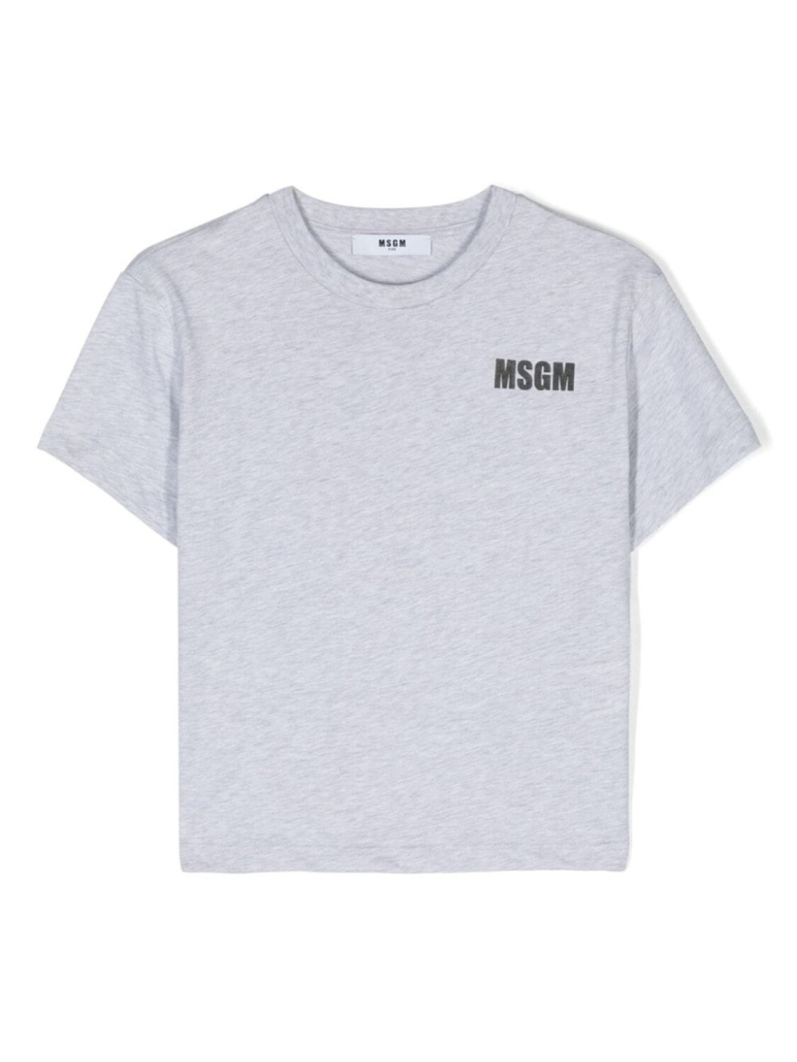 

MSGM Kids футболка с логотипом, серый