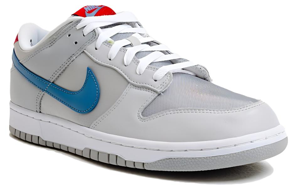 Nike Данк Лоу "Сильвер Сёрфер" — Серебристо-голубые, цвет Silver Blue — фото 4