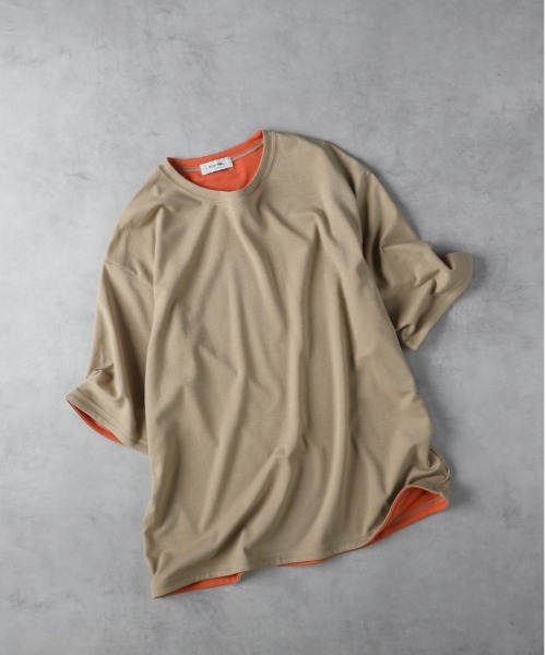 

Футболка с коротким рукавом, плотная двухсторонняя ткань Right-on, бежевый