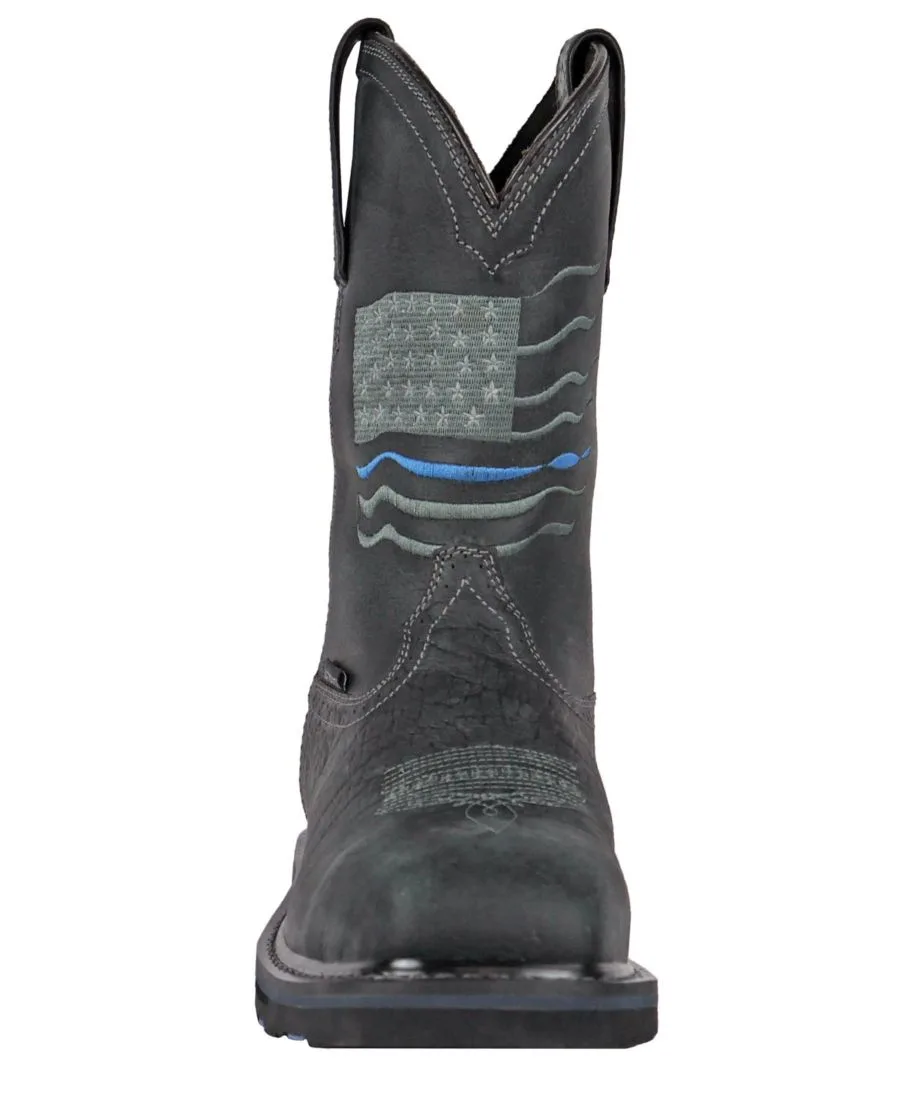 Мужские рабочие ботинки Rushmore с композитным носком и защитой от проколов Hoss Boot Company, черный — фото 4