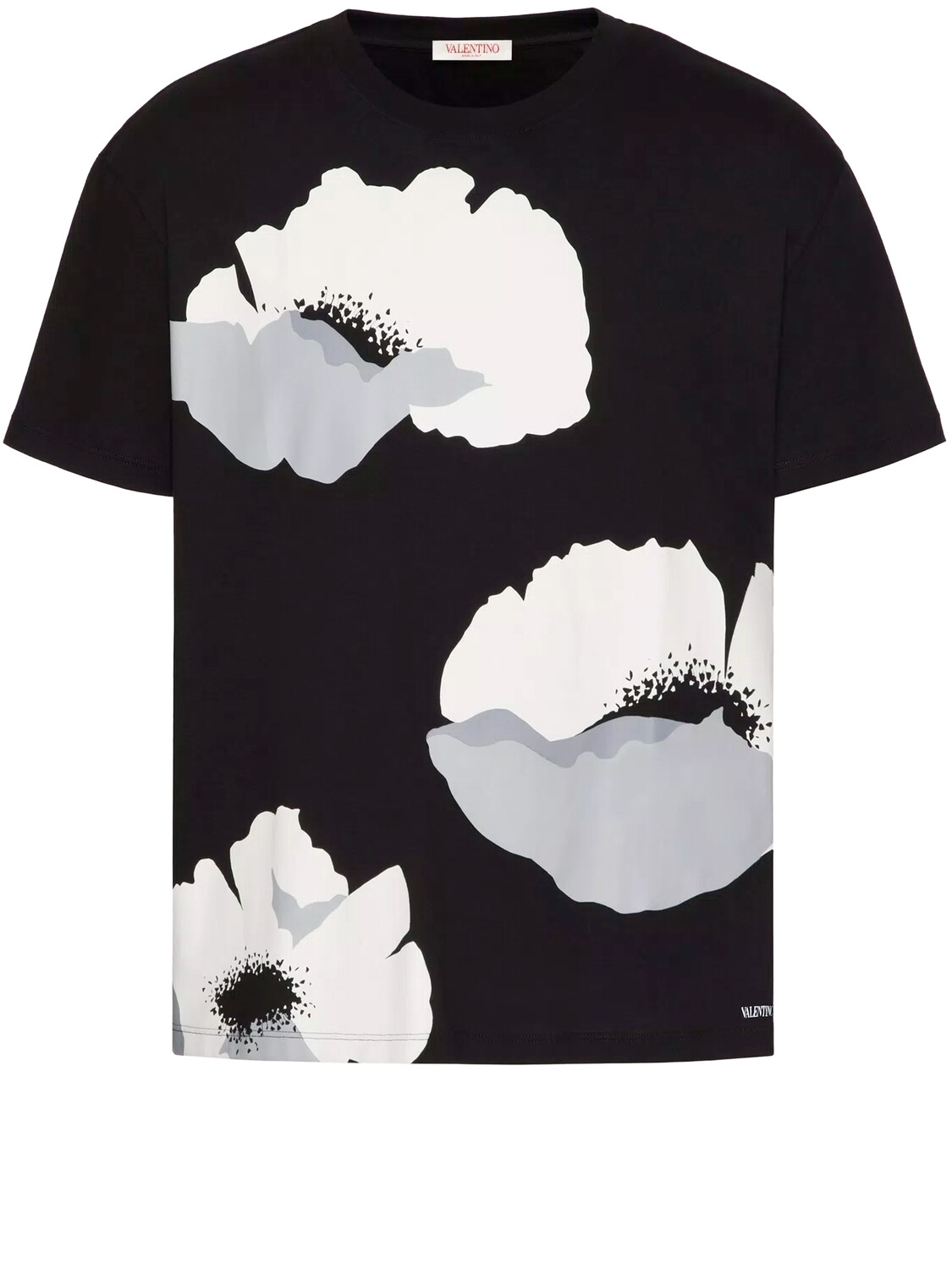 

Футболка Valentino Garavani Valentino Flower Portrait, черный