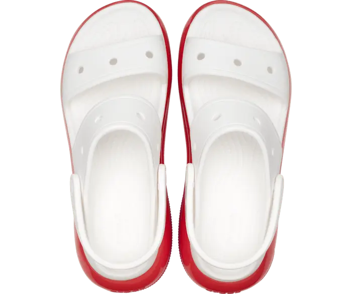 Сандалии Mega Crush Crocs женские, цвет White / Multi — фото 3