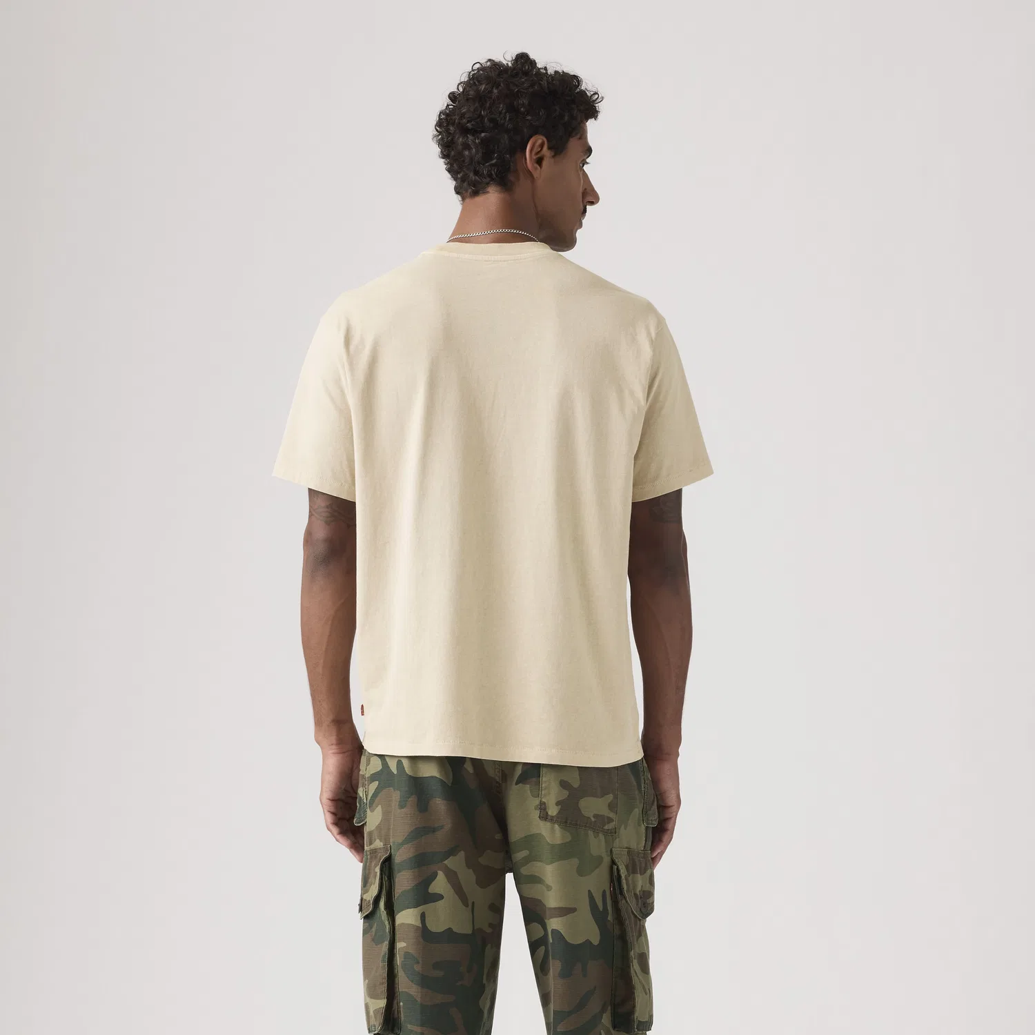 Оригинальная винтажная футболка Red Tab с эффектом окрашивания ткани Levi's — фото 4