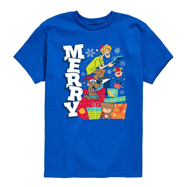 

Футболка с принтом Scooby Doo Merry для мальчиков 8-20 Licensed Character, Royal Blue