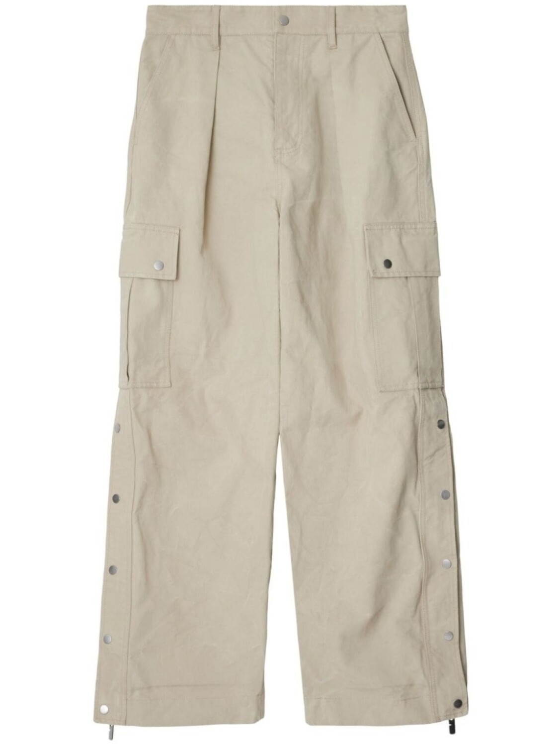 

Burberry широкие брюки карго, нейтральный цвет