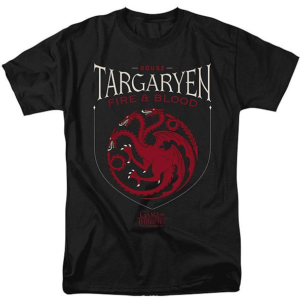

Футболка с коротким рукавом Game of Thrones House Targaryen Sigil Licensed Character