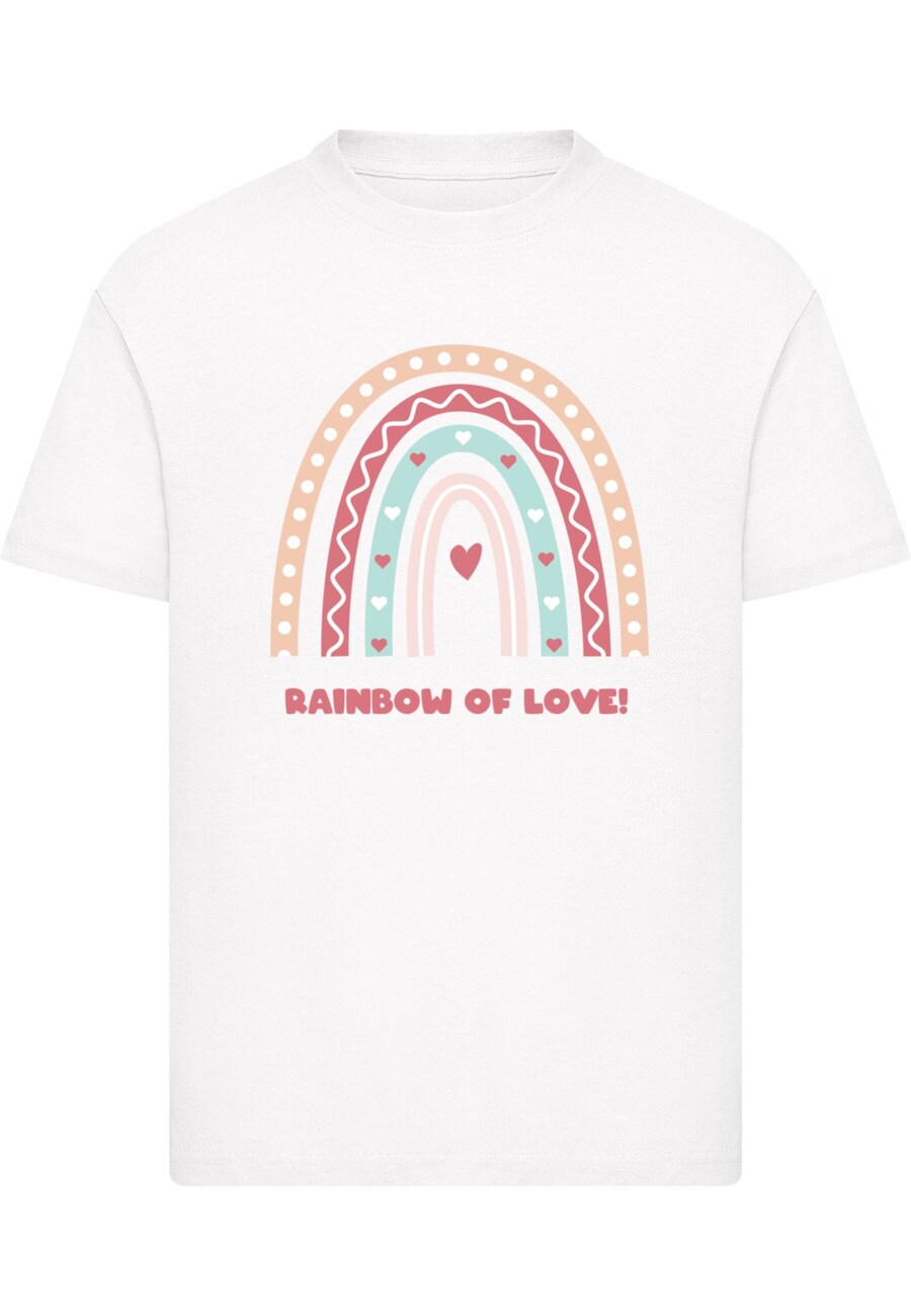 

Рубашка Merchcode Rainbow Of Love, белый