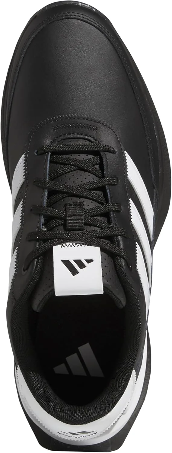 

Мужские гольф-туфли Adidas S2G без шипов из кожи, размер 24, черный/белый/металлик