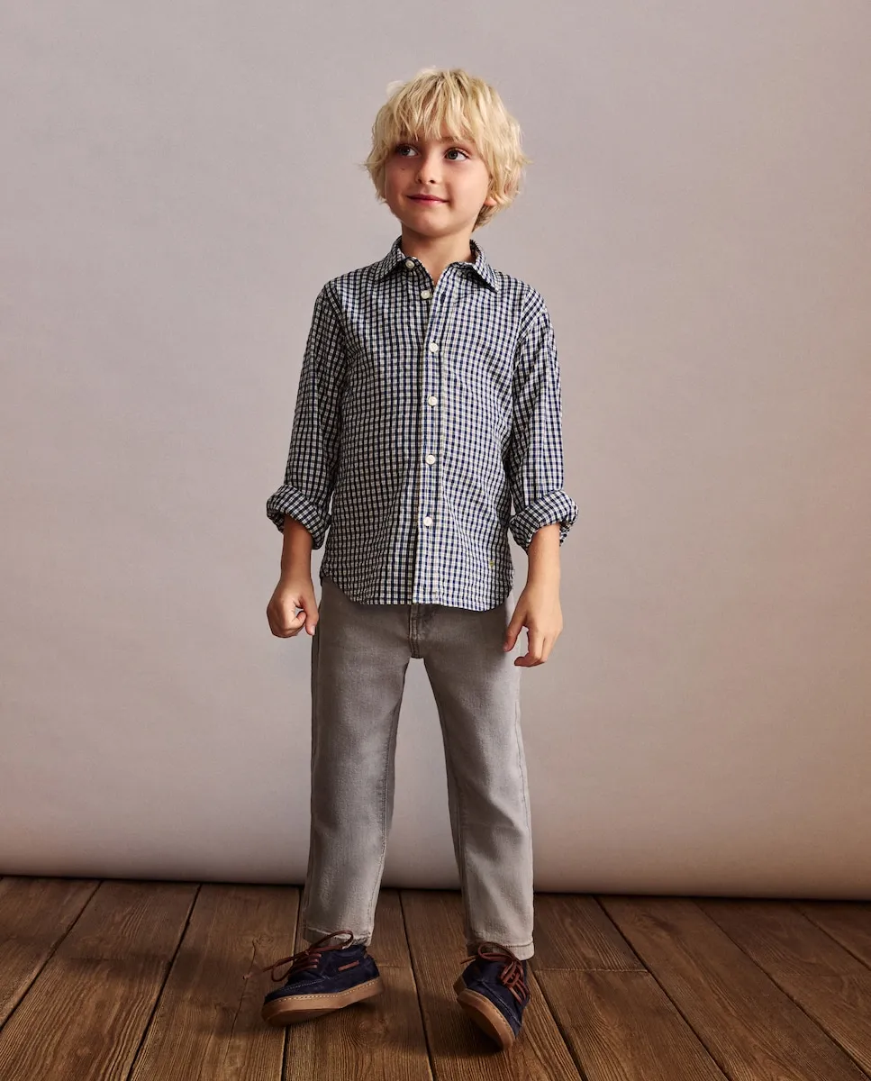 

Джинсы прямого кроя для мальчика Coconut El Corte Inglés, светло-серый