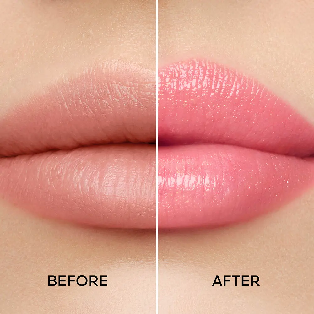 Бальзам для губ Kisskiss bee glow bálsamo labial perlado Guerlain, цвет 358, 3,2 гр. — фото 4