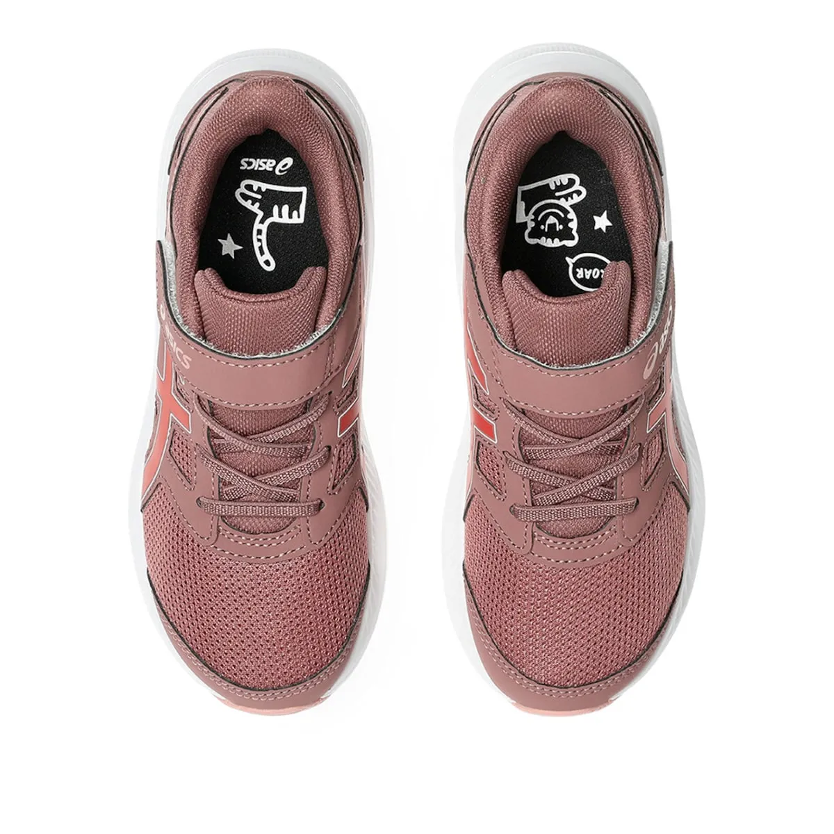 Детские беговые кроссовки Jolt 4 PS Asics, красный/розовый — фото 3