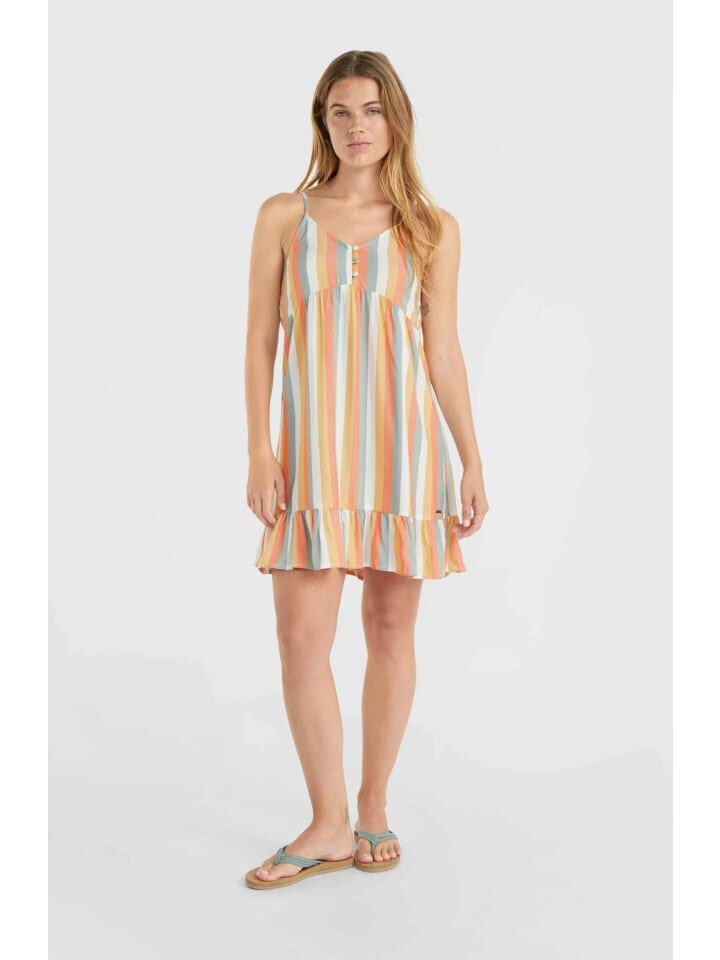

Короткое платье O`Neill Kleid kurz Malu Beach, цвет Orange Multistripe