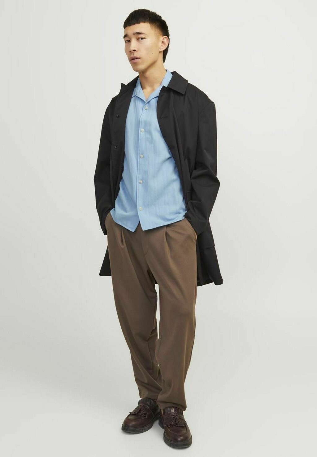 

Рубашка Relaxed Fit Jack & Jones, синий