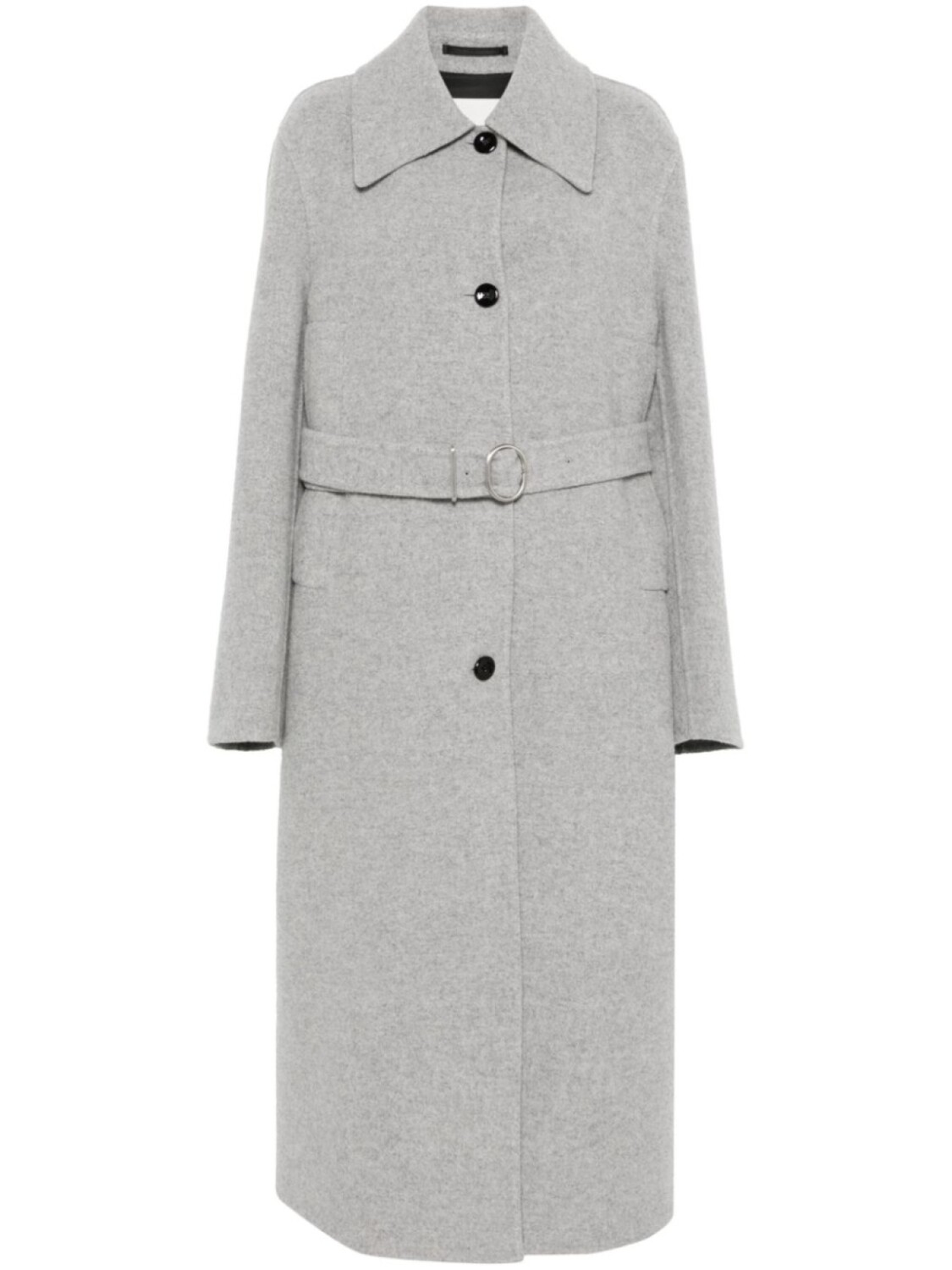 

Шерстяное пальто Jil Sander, серый