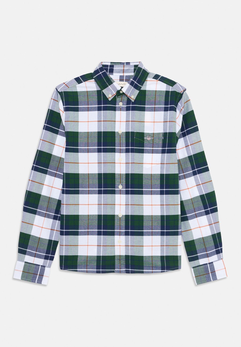 

Рубашка CHECKED SHIRT GANT, зеленый