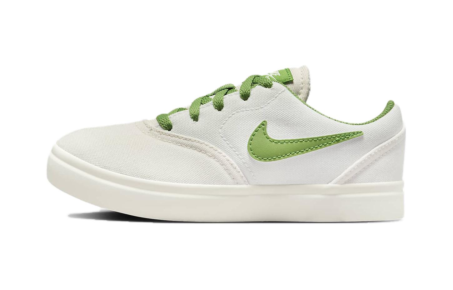 

Кроссовки Check Canvas SB PS 'Phantom Chlorophyll' Nike, белый/зеленый