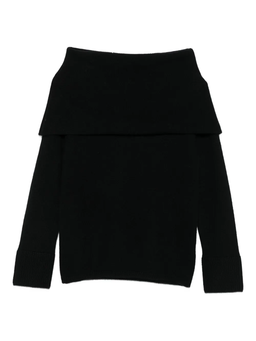 

Свитер с открытыми плечами Gran Sasso, черный