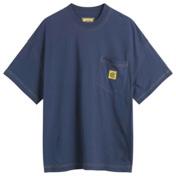 

Футболка с логотипом Николаса Дейли Carhartt Wip, черный iris