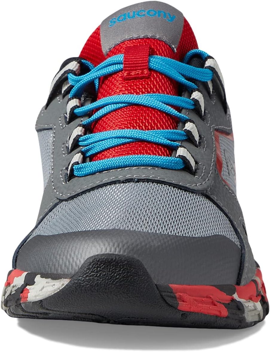 Беговые кроссовки Saucony Wind Shield 2.0, красный/серый — фото 3