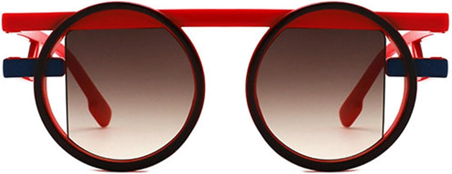 

Большие круглые солнцезащитные очки для женщин, контрастные цветовые оттенки, защита от УФ-излучения UV400, ретро-стиль, модные градиентные солнцезащитные очки для мужчин helena, C3