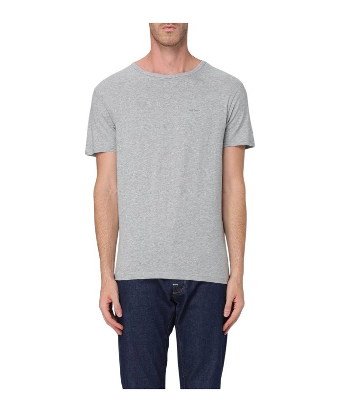 

Футболка с круглым вырезом и короткими рукавами Paul Smith, серый