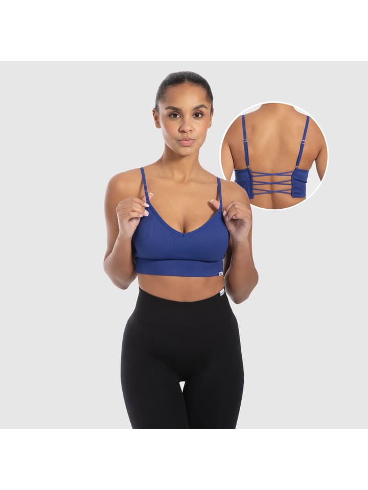 

SMILODOX Спортивный бюстгальтер Alma королевского синего цвета