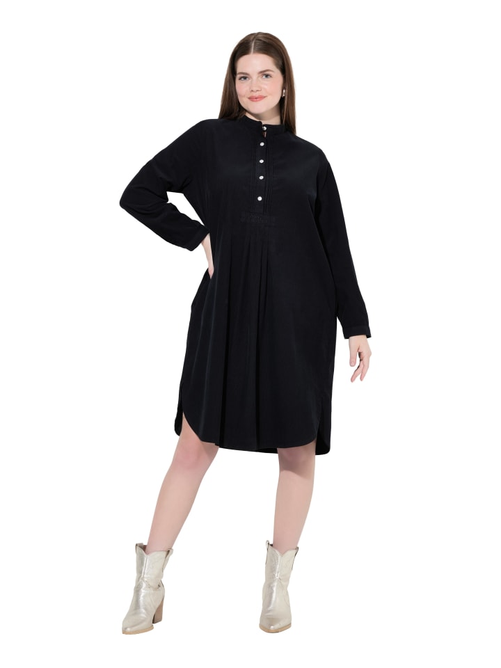 

Ulla Popken Черное платье миди