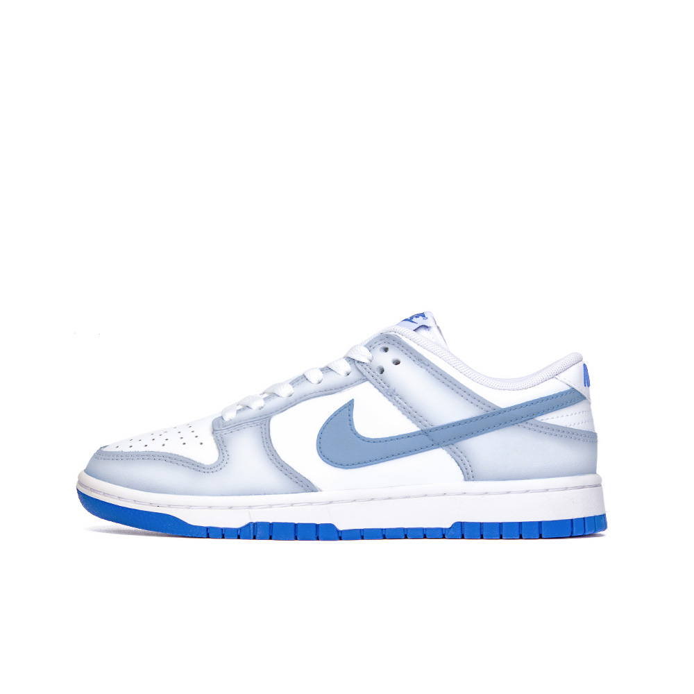 

Кроссовки Nike Dunk Skateboarding Shoes Men Low-top White/Royal Blue/Fern Green, синий/белый