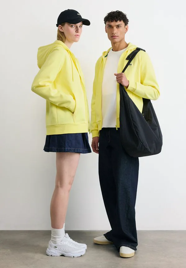 Универсальная толстовка на молнии Lacoste, Yellow — фото 2