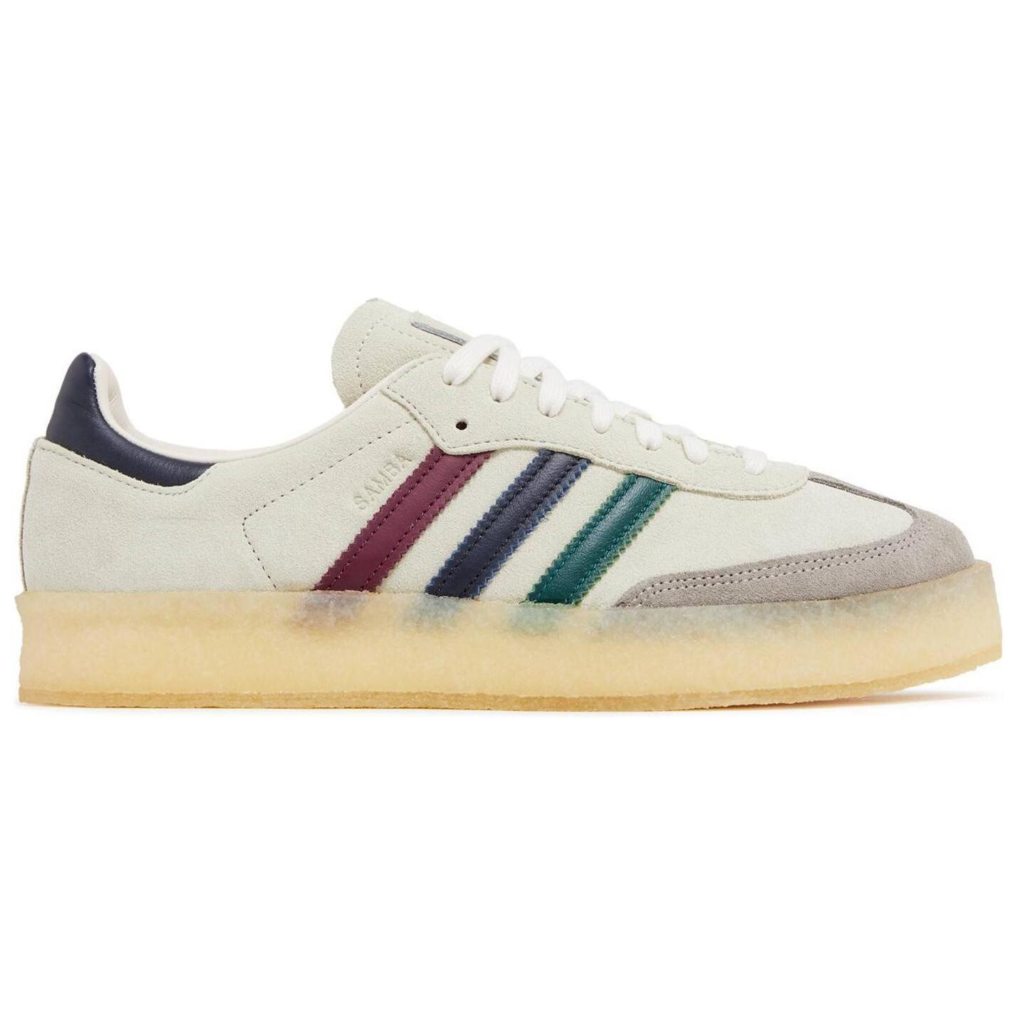 Мужские кроссовки для скейтбординга adidas originals Samba Series, White/Gray — фото 2