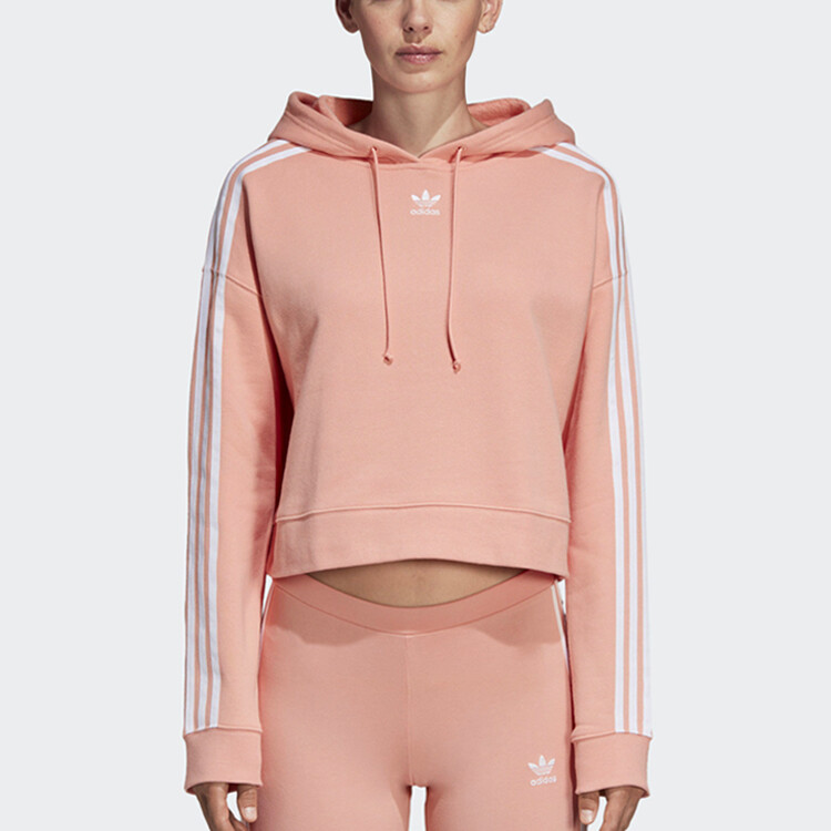 Свитшот женский оранжевый Adidas Originals, оранжевый — фото 3