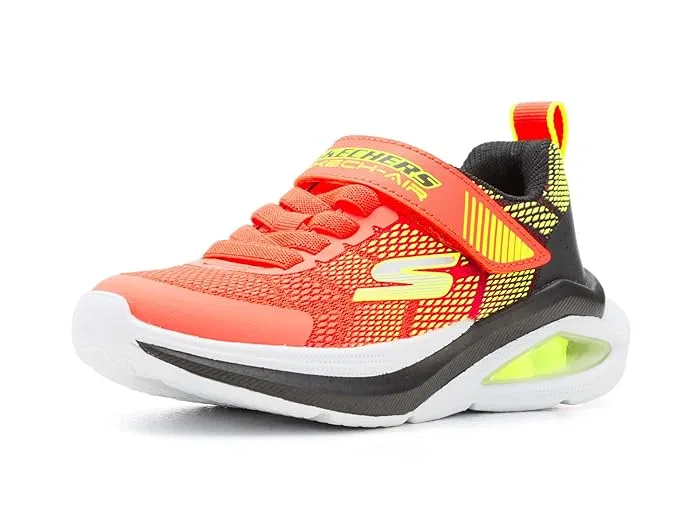 Кроссовки с видимой подушкой Microspec Max Velocity SKECHERS KIDS, Orange/Black — фото 2