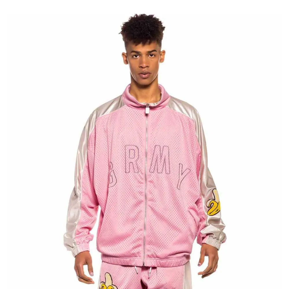 

Куртка Grimey Jungle Punch Mesh, розовый