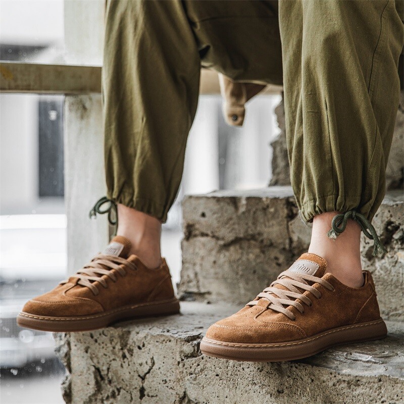 Кроссовки мужские Lifestyle Shoes Men Low-Top Weishibangwei, серый — фото 4