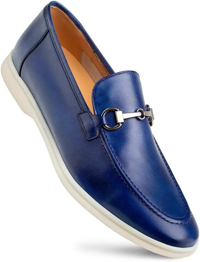 Мокасины Mezlan Moccasin, синий — фото 2
