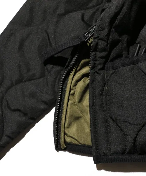 Детская куртка-даун TAION Military Zip V-Neck Down Jacket бежевая — фото 3