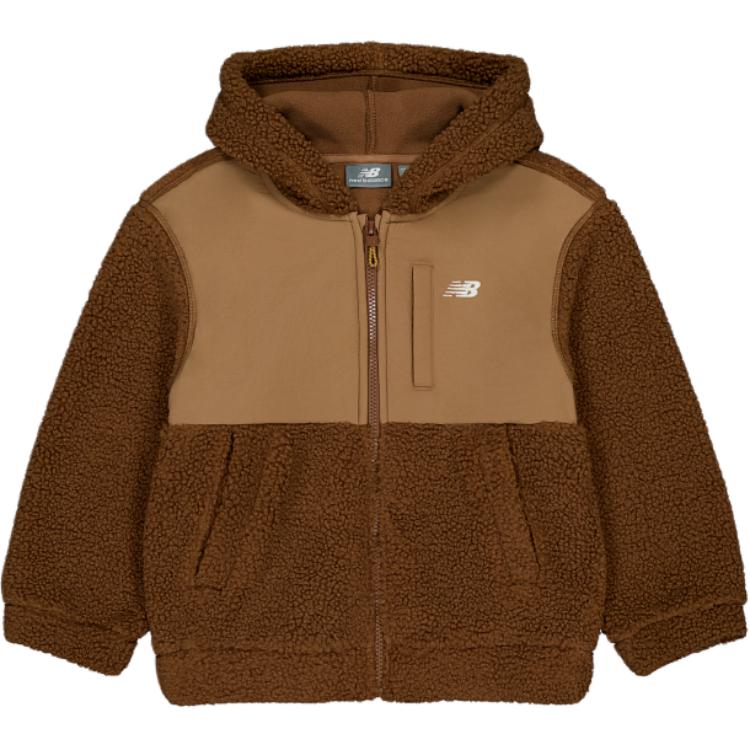 Куртка New Balance коричневая для детей 3-7 лет — фото 2